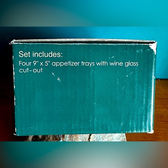 J. K. Adams Co. Wine & Dine North American Alder Wood Appetizer Trays/Plates (8) - Picture 9 of 9